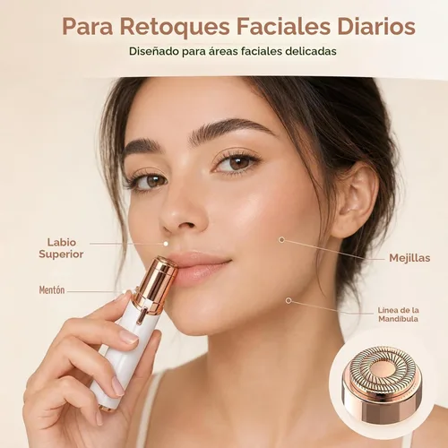 Vista 8 de Cabezales de repuesto para Flawless Generation 2, compatibles con el removedor de vello facial impecable Finishing Touch para mujeres, cuchillas