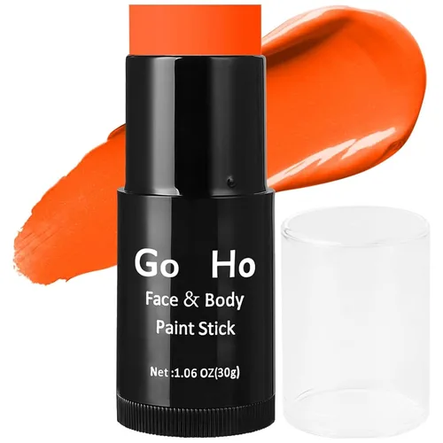Vista 21 de Go Ho Barra de Pintura Facial Verde Amazon Mezclable en Crema (1.06 Oz), Pintura Corporal Verde Amazon de Cobertura Completa para Adultos y Niños
