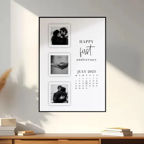 Vista 16 de LOVELYPOD Póster de lienzo personalizado para parejas, fotos personalizadas para parejas, ideas para regalo del día de San Valentín, regalo