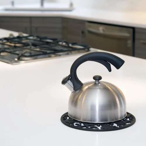 Vista 9 de GASARE, salvamanteles de silicona extra grandes, gruesos, de 10 pulgadas para platos calientes, ollas y sartenes, almohadillas calientes para Negro