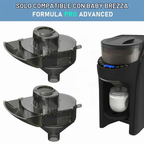 Vista 5 de Dispensador de fórmula para bebés embudo de repuesto compatible con modelos Baby Brezza Formula Pro Advanced y Pro Advanced WiFi, embudo de repuesto
