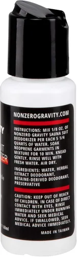 Vista 2 de Nonzero Gravity Desodorizador de traje de sauna de neopreno