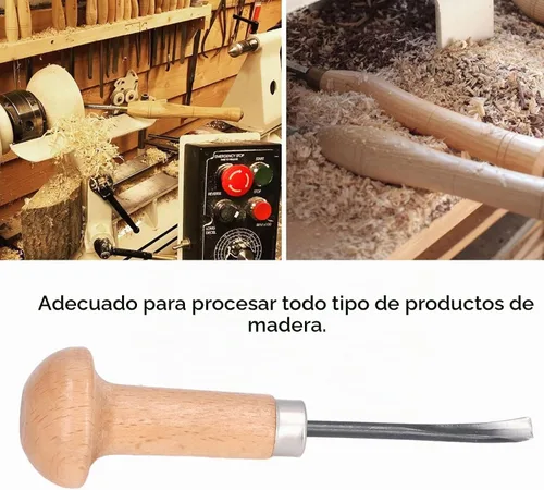 Vista 6 de Juego de cincel y gubia para tallar madera, herramientas manuales compactas para carpintería, escultura y proyectos de manualidades de bricolaje