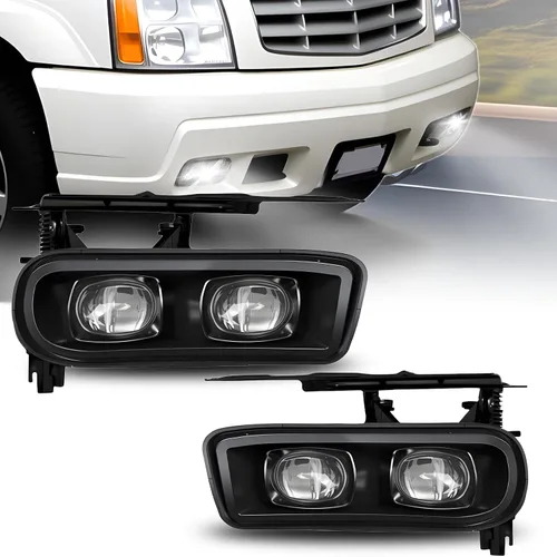 Vista 17 de Luces antiniebla LED y DRL para compatibles con Dodge Dakota 1997 1998 1999 2000/Dodge Durango 1998-2000, un par de luces antiniebla delanteras
