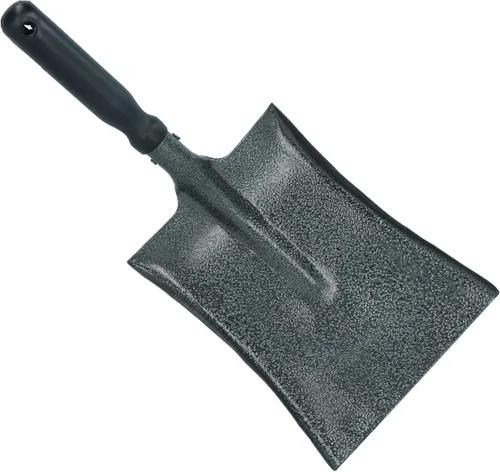 Vista 2 de 8 "Metal polvo Pan carbón mano pala pala cuchara fuego estufa ceniza hogar chimenea