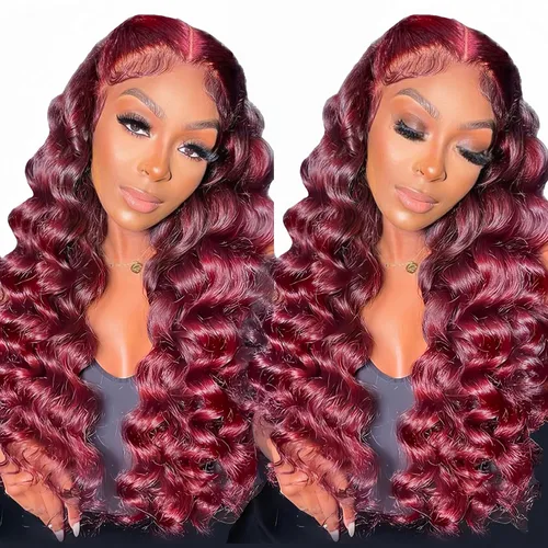 Vista 10 de NKTU Pelucas de cabello humano con encaje frontal, sin pegamento, para Color natural recto
