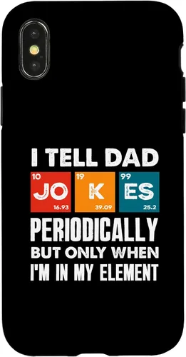 Vista 5 de Funda para iPhone 12 mini I Tell Dad Jokes Periódicamente Divertida funda para papá