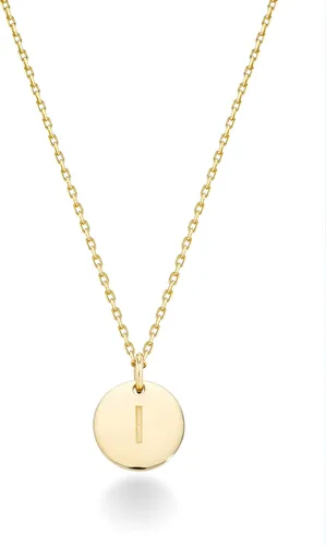 Vista 29 de Miabella Italian 925 Sterling Silver Initial Necklace Women Letter Pendant Plata esterlina