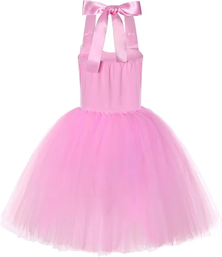Vista 3 de Neilyoshop Easter Bunny Costume for Girls LED Light Up Princess Tutu Dress with Rabbit Headband for Easter Party