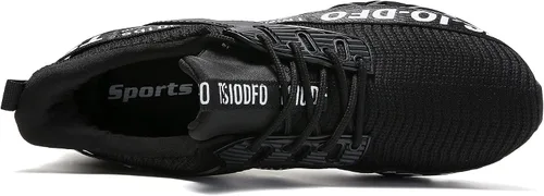 Vista 5 de TSIODFO Zapatillas deportivas para niños y niñas zapatos deportivos de malla transpirables antideslizantes