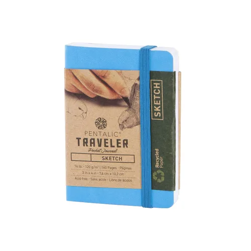 Vista 8 de Cuaderno de bocetos Travelers Dot Grid Pentalic Art, libre de ácidos
