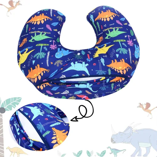 Vista 7 de Cloele - Funda de almohada de lactancia para almohadas de lactancia materna, dinosaurio azul