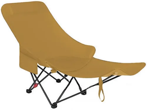 Vista 3 de Silla plegable portátil ligera y compacta con bolsa de transporte para senderismo, pesca, playa (negro 1)