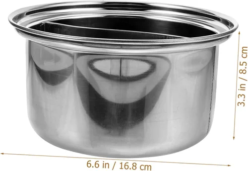 Vista 3 de DOITOOL Olla de sopa pequeña de acero inoxidable compatible con olla de inducción Hotpot Liner