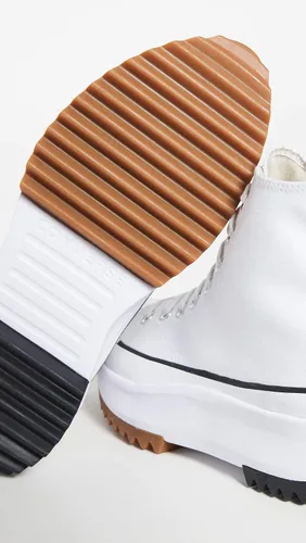 Vista 4 de Converse Run Star Hike - Tenis altos para hombre, blanconegro (WhiteBlackGum), 12