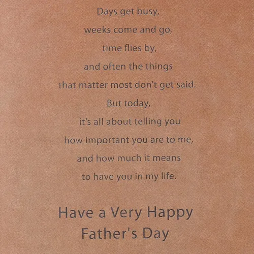 Vista 3 de American Greetings Tarjeta del día del padre para papá (Important You Are)