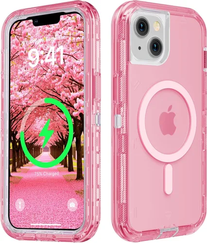 Vista 87 de Follaroma Funda para iPhone 11, Compatible con MagSafe, Fundas de Teléfono de Protección Resistente a Prueba de Golpes de Servicio Pesado