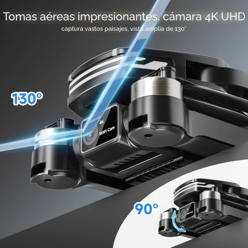 Vista 3 de Drones with Camera for Adults 4K, Beginner RC Drone with Anti-Lost Alarm