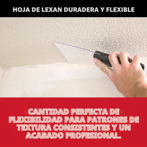 Vista 4 de Cuchillo para paneles de yeso de 5 pulgadas - Advance Equipment MFG Co. Hoja Lexan duradera y flexible para paneles de yeso, EIFS, acabados