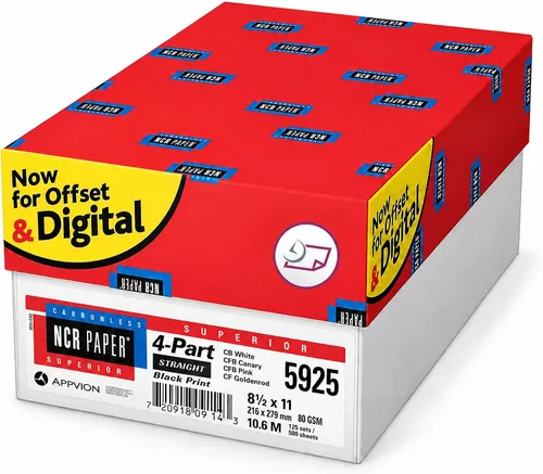 Vista 18 de NextDayLabels Papel NCR autocopiador, 2 partes inversas #5887, 8.5 x 11 2 Parte - Inversa