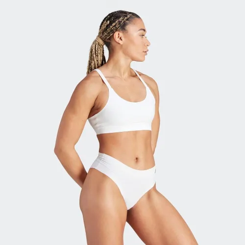 Vista 4 de adidas Sujetador sin costuras sin costuras Micro Flex para mujer