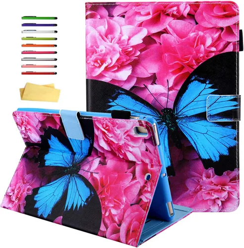 Vista 26 de Funda para Apple iPad 10.2 de 9ª/8ª/7ª generación (2021/2020/2019) con función de encendido y apagado automático, ultra fina y ligera, soporte