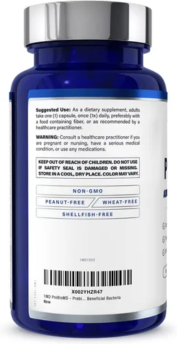 Vista 8 de 1MD Nutrition PreBioMD - Prebiótico con PreforPro® Apoya la digestión saludable y las bacterias beneficiosas
