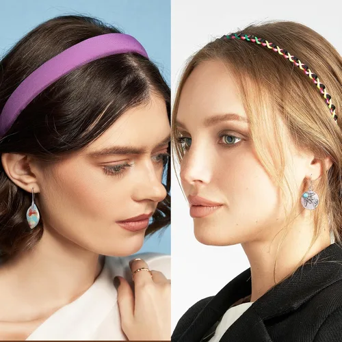 Vista 3 de 16 pares de aretes boho para mujer