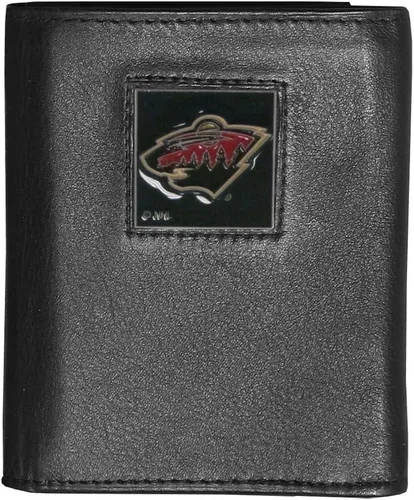 Vista 13 de Siskiyou Sports NHL Executive Cartera de cuero genuino de tres pliegues