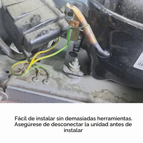 Vista 5 de Reemplazo de relé de compresor de bobina de 375 W para refrigerador de 1/2 HP, accesorios de refrigerador, paquete de 3