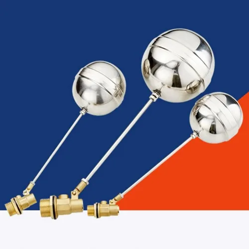 Vista 5 de float valve 1 Pcs Float Ball Valve Cold and Hot Water Tank Liquid Level Metal Float Valves 1/2'' 3/4'' Body Brass Toilet Valve(DN15)