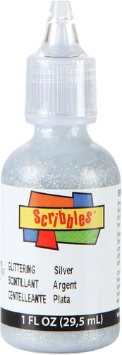Vista 14 de Scribbles Pintura de tela 3D de 1 oz, color negro brillante