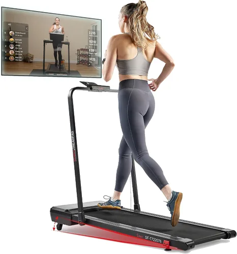 Vista 8 de Sunny Health & Fitness Treadpad Auto Incline Treadmill Walking Pad