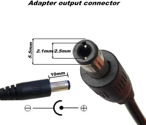 Vista 2 de Adaptador de pared AC a DC 12V 4A Fuente de alimentación de CC 48W