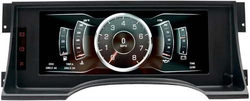 Vista 2 de Auto Meter 7006 Invision Ajuste Directo Digital Dash LCD para Camión Chevy 95-98, Negro