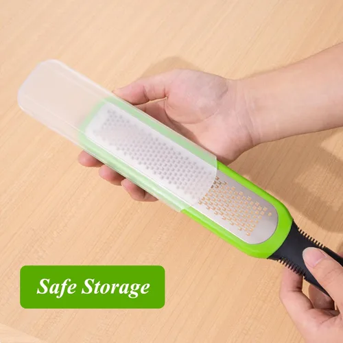 Vista 5 de Zester - Juego de 2 ralladores de queso para cocina, herramienta de limón Zester, rallador de ajo, rallador de jengibre, rallador de alimentos