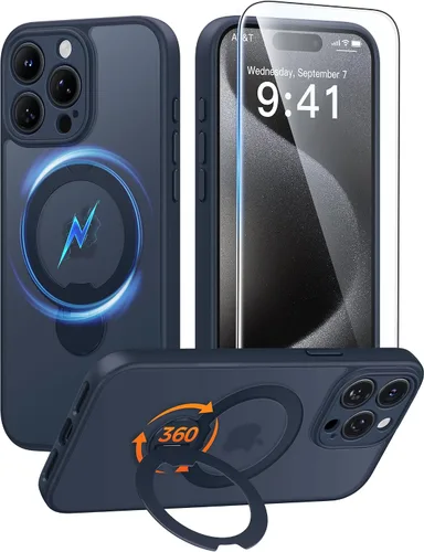Vista 25 de FNTCASE Funda para Samsung Galaxy Z Fold 7 para Magsafe Negro