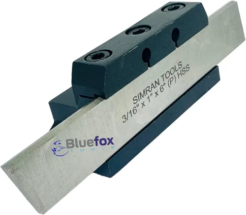 Vista 4 de SOPORTE PARA HERRAMIENTAS DE SEPARACIÓN CON CUCHILLA HSS DE 10 MM DE 3/32" X 1/2" X 10,16 CM Herramienta de precisión Producto de acero Libre