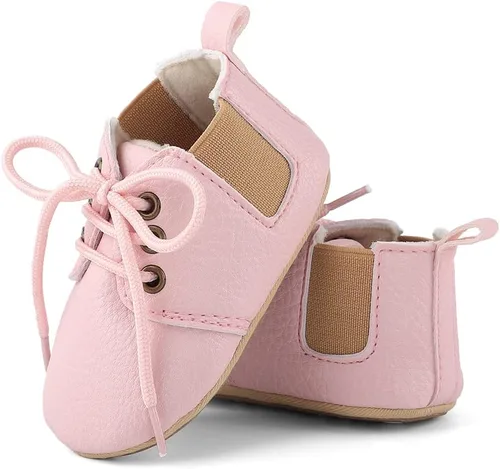 Vista 3 de ESTAMICO Zapatos para bebés niños Prewalker PU Sneakers