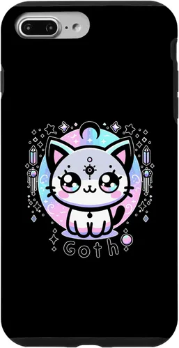 Vista 9 de iPhone 15 Kawaii Pastel Cat Ouija Creepy Occult Aesthetic Case