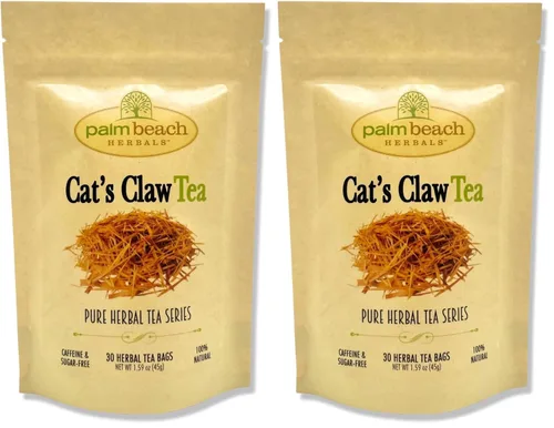 Vista 4 de Palm Beach Herbals - Té de corteza de garra de gato - Serie de té de hierbas puro (30 bolsas de té) 100% natural