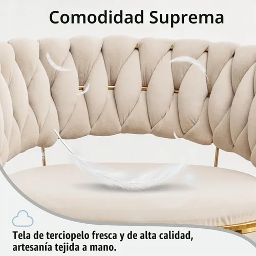 Vista 6 de Canxkun Gold - Juego de 2 taburetes de bar, sillas de bar de altura de mostrador con respaldo bajo, taburetes de bar de altura ajustable de Beige