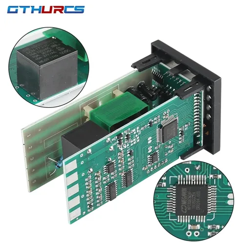 Vista 5 de REX-C100 110V a 240V 0 a 1300 grados Digital PID Controlador de temperatura Kits con sensor de sonda tipo K (salida de relé)