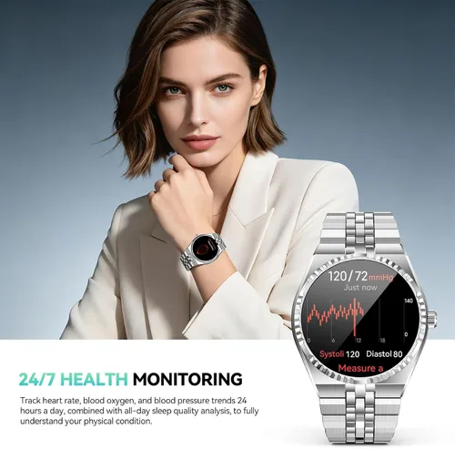 Vista 11 de SOUYIE Reloj inteligente para hombre, llamadas Bluetooth, rastreador