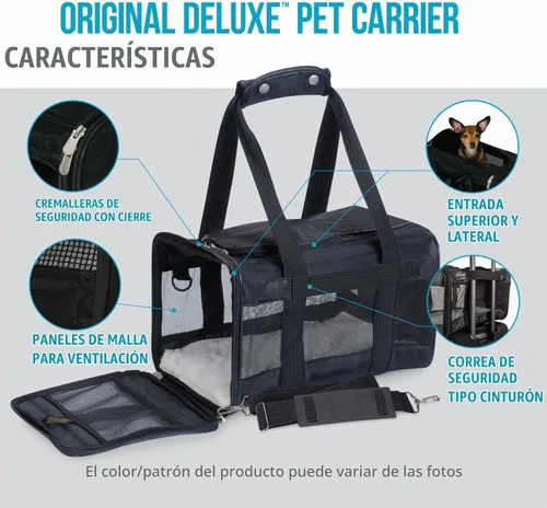 Vista 7 de Sherpa transportadoras para mascotas de lujo, Original, negro, S, Negro original
