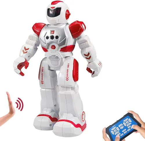 Vista 8 de Robot de control remoto para niños, sensor de gestos intelectuales, robots programables con controlador infrarrojo, juguetes de educación temprana