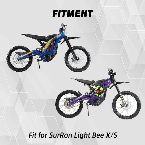 Vista 3 de JFG RACING Surron - Estriberas para pedal, soporte para pedal, soporte OEM para Sur Ron Light Bee S/X Electric Dirt Bike