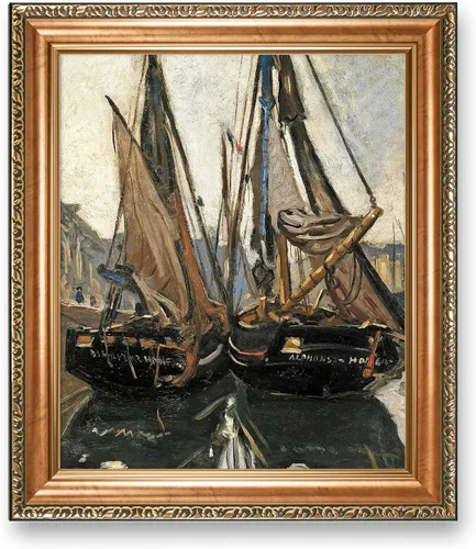 Vista 80 de A&T ARTWORK A Brisk Breeze por Willem van de velde Reproducciones de pintura de velero, impresiones en lienzo giclée para decoración del hogar, 20 x