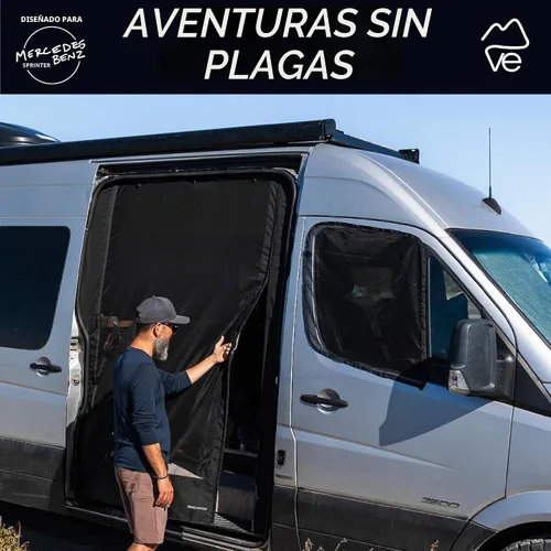 Vista 3 de VanEssential - Pantallas para puerta delantera (par) - Mercedes Sprinter Vans