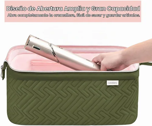 Vista 8 de Leudes Bolsa de viaje para herramientas para el cabello, estuche